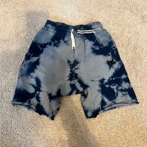 Munster Kids Tie-Dye Shorts - Blue and Gray